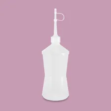 Frasco Almotolia Plástico 250ml Transparente Reto Bisnaga Foto mini 4