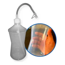 Frasco Almotolia Plástico Bico Curvo Bisnaga 500ml F Foto mini 1