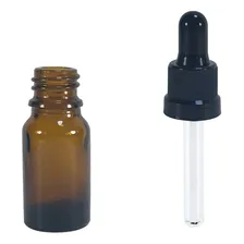 Frasco De Vidro Conta Gotas 10ml (60 Unidades) Cor Preto Foto  mini 1
