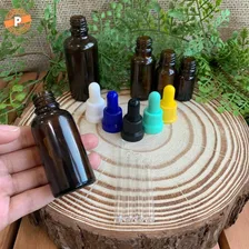 Frasco De Vidro Conta Gotas 30ml (110 Unidades) Cor Azul Foto mini 3