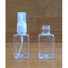 Frasco Pet Quadrado 40 + Válvula Spray - Kit C/ 100 Peças Foto mini 1
