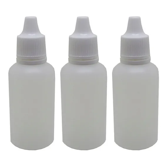 Frasco Plastico Conta Gota 50un 10ml + 50un 20ml Com Lacre Foto 1
