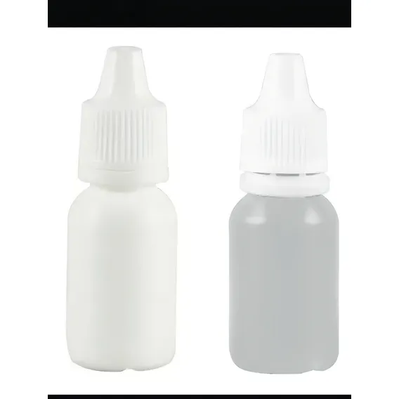Frasco Plástico De 20ml - Conta Gotas - 50un Tampa Lacre! Cor Branco Foto 1