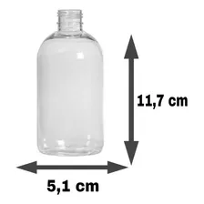 Frasco Plástico Pet Transparente 150ml + Tampa Lacre 24 C/ Vedante Inkcor Kit 100 Unid Frasquinho Garrafinha Indicada Cosmético Shampoo Perfume Lembrancinha Creme Sabonete Condicionador Amostra Viagem Foto mini 4