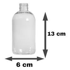 Frasco Plástico Pet Transparente 250ml + Tampa Lacre Inkcor 24mm C/ Vedante Kit 20 Unid Garrafinha Cristal Indicada Cosmético Shampoo Perfume Lembrancinha Creme Sabonete Condicionador Amostra Viagem Foto mini 4