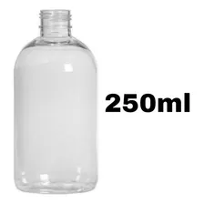 Frasco Plástico Pet Transparente 250ml + Tampa Lacre Inkcor 24mm C/ Vedante Kit 30 Unid Garrafinha Cristal Indicada Cosmético Shampoo Perfume Lembrancinha Creme Sabonete Condicionador Amostra Viagem Foto mini 3