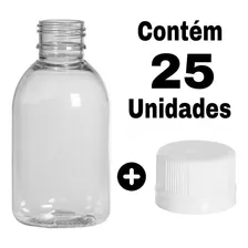 Frasco Plástico Pet Transparente Garrafinha 100ml C/ Tampa Lacre 24mm C/ Vedante Inkcor Kit 25 Unidades Indicado Cosmético Shampoo Perfume Lembrancinha Creme Sabonete Condicionador Amostra Gel Viagem Foto mini 3