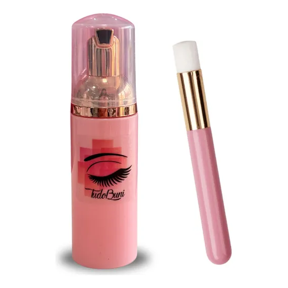 Frasco Pump Espumador 50ml + Pincel De Limpeza Foto 1