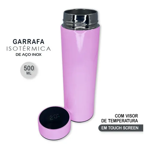 Fratelli Garrafa Inox Térmica 500  Rosa Foto 1