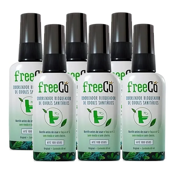 Freecô Bloqueador De Odores Sanitário Original 60ml 06 Un Foto 1