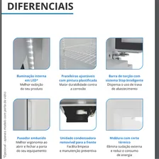 Freezer vertical Fricon VCED 569 C branco 569L 220V Foto mini 4