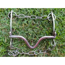 Freio Água Choca Leve Inox Mangalarga Marchador Cavalo Foto mini 2