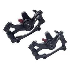 Freio Disco Mecanico Tsw Branco Pinças Mtb Xc Dh Bike - Par Foto mini 1