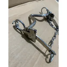 Freio Inox Agua Choca Bocal Fixo De Égua Cavalo E Mula Foto mini 4