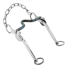 Freio Para Cavalo Perna De Grilo Inox Bocal Ferro Crioulo Foto  mini 1