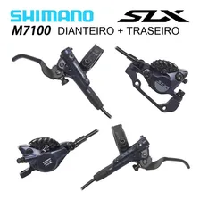 Freios Hidraulico Shimano Slx M7100 Pastilha Ice Tech Bike Foto mini 2