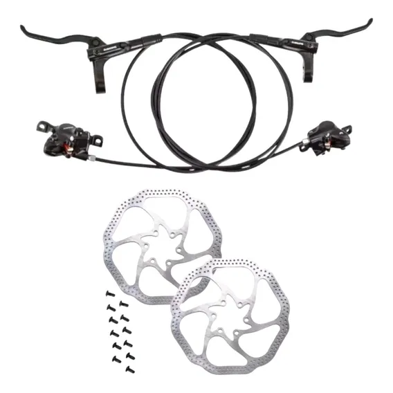 Freios Shimano Mt200 Hidráulicos Discos De Foto 1