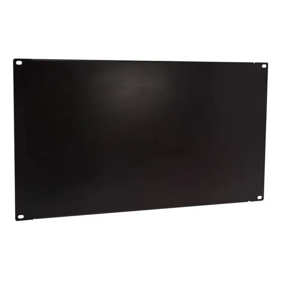 Frente Falsa Altura 6u Para Rack Servidor 19'' Preta Lisa Foto 1