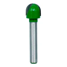 Fresa Ball Nose Green Cnc Router Madeira Diâm 12,0mm X 9,5mm Foto mini 1