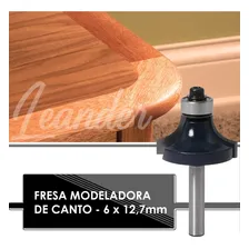 Fresa Borda Arredondada Com Rolamento 6mm Carpintaria Tupia Foto mini  3