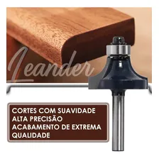 Fresa Borda Arredondada Com Rolamento 6mm Carpintaria Tupia Foto mini 4