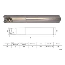 Fresa Cabeçote Rpmt 1003 (d25x200lxh25x2t) - Ws Foto mini  2