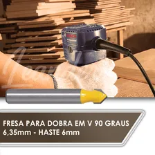 Fresa De Metal Duro Para Dobras De Acm Chanfro E Dobra 90° Foto mini  3