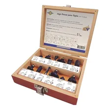 Fresa P/tupia Brasfort Kit Com 12 Pecas 7894 Foto mini 1