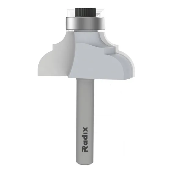 Fresa Para Tupia Manual Gr27 Com Raio Haste 6mm Radix Foto 1