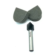 Fresa Ponta V Haste 6mm Makita D-68155 Foto mini 1