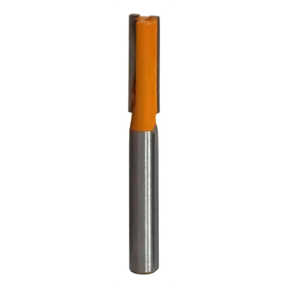 Fresa Reta Paralela 6mm X 6mm Metal Duro Para Tupia Madeira Foto 1