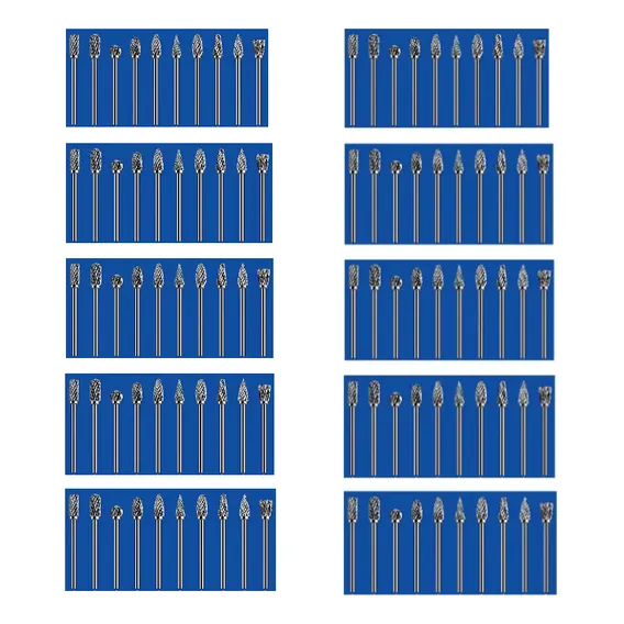 Fresa Rotativa Tungstênio Metal Duro 10 Pcs Broca Escariada Foto 1