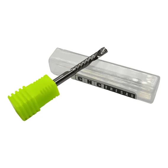 Fresa Topo 1 Faca Downcut 4mm X 22mm Materiais Plásticos Foto 1