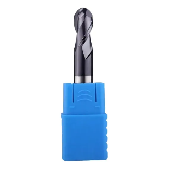 Fresa Topo Esférico 3mm 2 Cortes Hrc50 Metal Duro Foto 1