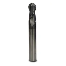 Fresa Topo Esférico Metal Duro 10mm 2 Cortes 50hrc Foto  mini 1