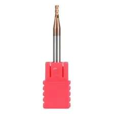 Fresa Topo Metal Duro 1mm 4 Cortes Com Cobertura Hrc55 Foto mini 1