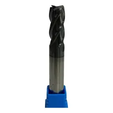 Fresa Topo Reto Metal Duro 8mm 4 Cortes Foto mini 1