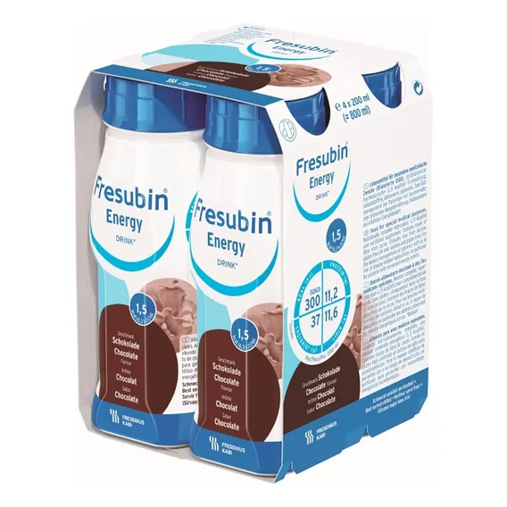 Fresubin Energy Drink 200ml - Chocolate - Kit Com 4 Foto 1