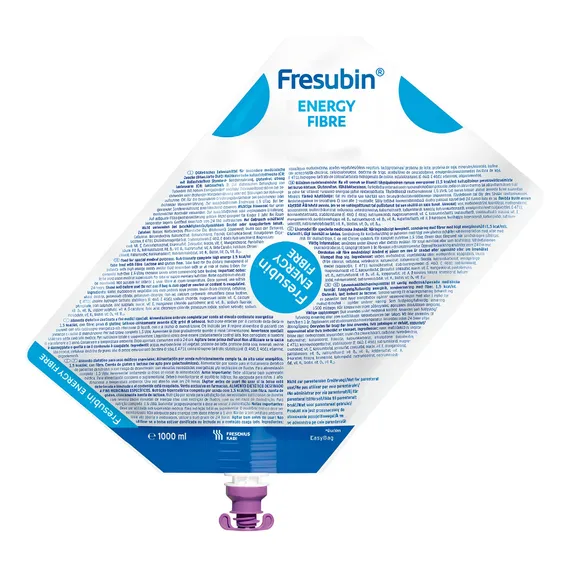 Fresubin Energy Fibre 1.5 Kcal - 1000ml - Kit Com 8 Litros Sabor Baunilha Foto 1