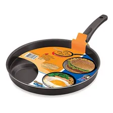 Frigideira 27cm C/ 4 Divisórias Ideal P/ Ovos Lanches Carnes Foto  mini 1