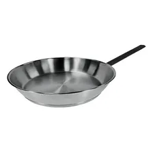 Frigideira Aço Carbono 1mm Cabo Ferro Fritura 2300ml 30cm Foto mini 1