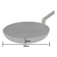 Frigideira Aluminio Teflon Chef 28cm Hercules Pa7000-28 Cor Prateado Foto mini 4
