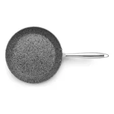 Frigideira Antiaderente Stoneflon Granito Preta 26cm Indução Foto mini 2