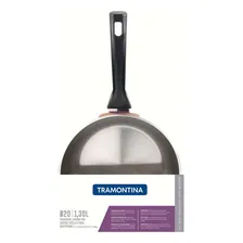 Frigideira Brava Baquelite 1,3 Litros 20 cm em Aço Inox Fundo Triplo Cabo de Baquelite Tramontina Foto mini 2