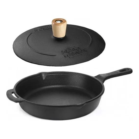 Frigideira Chef 3 Litros Tampa Ferro 29,5 Cm Panela Mineira Foto 1