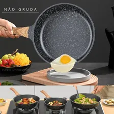 Frigideira De Indução De 24 Cm Frigideira Antiaderente Frigideira Antiaderente De Cerâmica - Marca Macater Foto mini 1