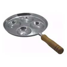 Frigideira De Ovo Em Aluminio Batido Frita 4 Ovos De Uma Vez Foto mini 1