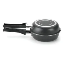 Frigideira Dupla 18cm Gourmet - Multiflon Cor Preto Foto mini 2