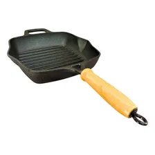 Frigideira Funda Ferro Bistequeira Bifeteira Chapa Grelhada Foto mini  2