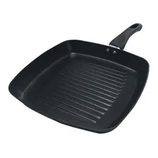 Frigideira Grill 24cm Frigideira AlumÃnio Fundido Cor Preto Foto mini 1